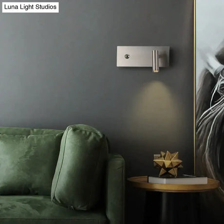 Kane | Nickel LED Dimmable Reading Wall Light Wall Lamp
