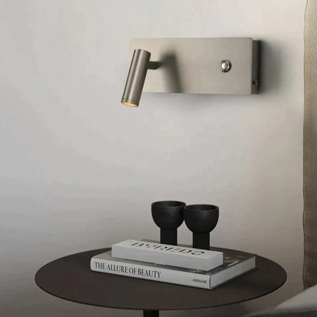 Kane | Nickel Led Dimmable Reading Wall Light Lamp