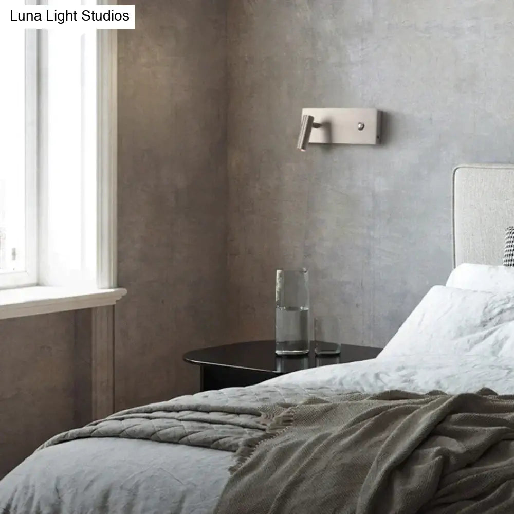 Kane | Nickel LED Dimmable Reading Wall Light Wall Lamp