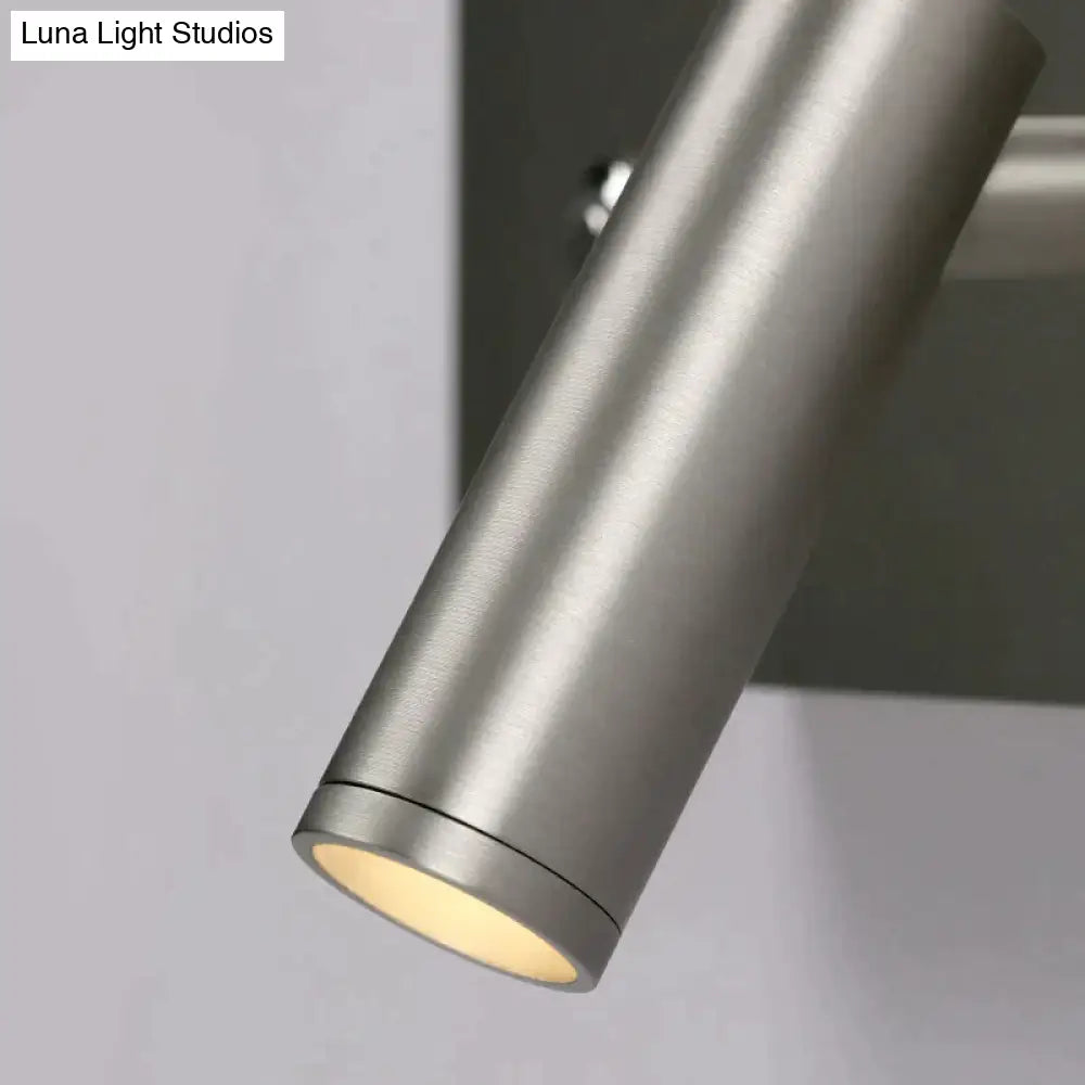 Kane | Nickel LED Dimmable Reading Wall Light Wall Lamp