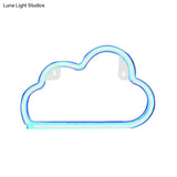Kids Bedroom Plastic Cloud Wall Light - White Led Night Lighting Idea
