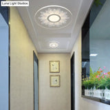 Kid’s Cartoon Led White Ceiling Lamp With Acrylic Flower Design
