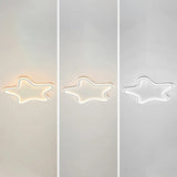 Kids Cartoon Star Led Ceiling Light – Creative Aluminum Flush Mount For Children’s Bedroom -