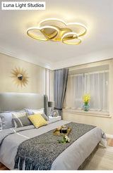 Kids Heart Design Ceiling Light Fixture - Acrylic Semi Flush Mount For Childrens Bedroom