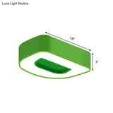 Kid’s Led Candy Colored Ceiling Light For Kindergarten: Brighten Up The Classroom