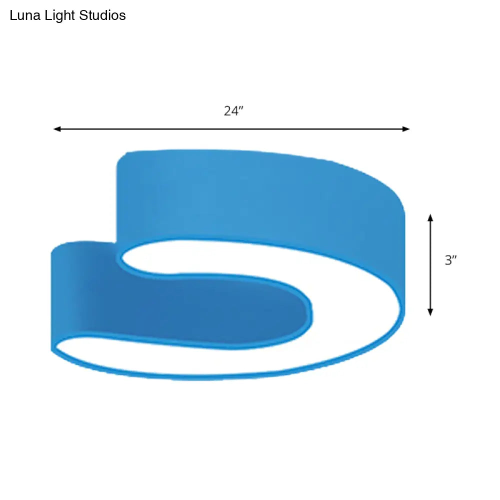 Kid’s Led Candy Colored Ceiling Light For Kindergarten: Brighten Up The Classroom