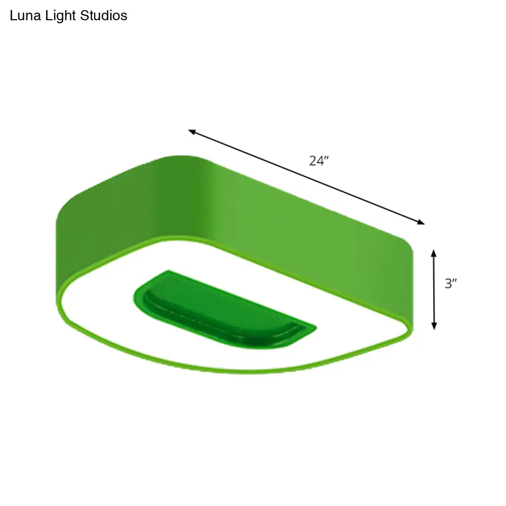 Kid’s Led Candy Colored Ceiling Light For Kindergarten: Brighten Up The Classroom