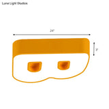 Kid’s Led Candy Colored Ceiling Light For Kindergarten: Brighten Up The Classroom
