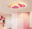 Kids Room Led Chandelier Light For Baby Bedroom New Modern Lamp With Remote Control White Pink