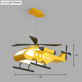Kindergarten Cartoon Chandelier: Acrylic Led Suspension Light Fixture