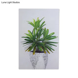 Leaf Pattern Led Wall Mural Lamp: Green & White Acrylic Lighting For Simplicity Style