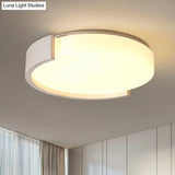 Led Acrylic Ceiling Light: Sleek Flush - Mount Fixture For Bedrooms