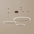 Led Acrylic Chandelier - Modern Multi-Circle Suspension Lamp For Living Room Ceiling Coffee / 3