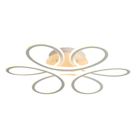 Led Ceiling Lamp Flower-Shaped Living Room Simple Study Hotel Light In The Bedroom