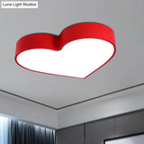 Led Ceiling Lamp For Boy Girl Bedroom - Modern Acrylic Flush Light In Candy Colors