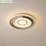 Led Ceiling Lamp - Simple Style Acrylic Ultrathin Flush Mount In Warm Or White Light