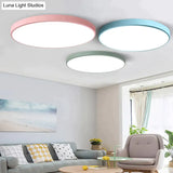 LED Ceiling Light Modern Panel Lamp Lighting Fixture Surface Mount Flush Remote Control Ceiling