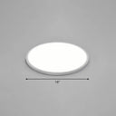 Led Ceiling Mount Fixture - Ultrathin & Simple Acrylic Flushmount Lighting In White / 16’