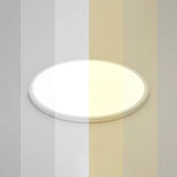 Led Ceiling Mount Fixture - Ultrathin & Simple Acrylic Flushmount Lighting In White / 16’ Remote