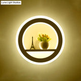 Led Cloud Wall Sconce In White For Simple Living Room Lighting