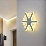 Led Cloud Wall Sconce In White For Simple Living Room Lighting / Snow