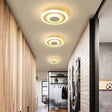 Led Corridor Ceiling Lamp - Modern Flushmount Lighting In White/Coffee With Warm/White/Natural