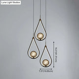 Led Crystal Pendant - Contemporary Style Metal Ceiling Hanging Lamp