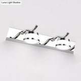 Led Crystal Vanity Mirror Lights - Modern Stainless Steel Bathroom Sconce