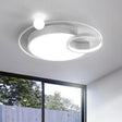 Led Flush Mount Ceiling Light - Modern Aluminum Bedroom Lighting White / 16.5