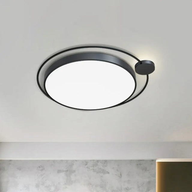 Led Flush Mount Ceiling Light With Acrylic Simplicity