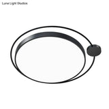 Led Flush Mount Ceiling Light With Acrylic Simplicity
