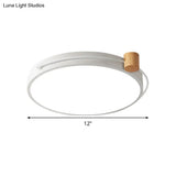 Led Flush Mount Lighting Fixture In Warm/White Light For Living Room Ceiling - Grey/White/Green