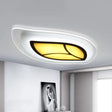 Led Leaf Flush Mount Ceiling Light In Warm/White White /