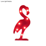 Led Modeling Night Light Girls Room Table Lamp With Hook - Novelty Decor Battery Powered