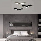 Led Modern Acryl Alloy Black White Sea Gulls Diy Lamp.led Light.ceiling Lights.led Ceiling Lamp For