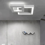 Led Modern Geometric Iron Acryl Black White Lamp.led Light.ceiling Lights.led Ceiling Lamp For