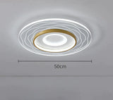 Led Modern Simple Circular Square Bedroom Dining Room Ceiling Lamp