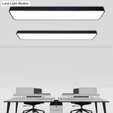 Led Office Ceiling Light - Modern Nordic Acrylic Flush Mount Fixture