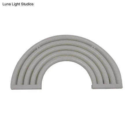 Led Rainbow Night Light With Usb Plug For Modern Wall Décor