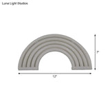 Led Rainbow Night Light With Usb Plug For Modern Wall Décor