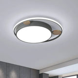 Led Round Acrylic Flush Mount Ceiling Light For Kids Bedroom Minimalist Design