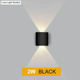 Led Wall Light Outdoor Waterproof Modern Nordic Style Indoor Lamps Living Room Porch Garden Lamp 2W