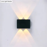 Led Wall Light Outdoor Waterproof Modern Nordic Style Indoor Lamps Living Room Porch Garden Lamp 2W