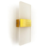 Led Wall Sconce Light With Acrylic Simplicity For Corridors Gold / White