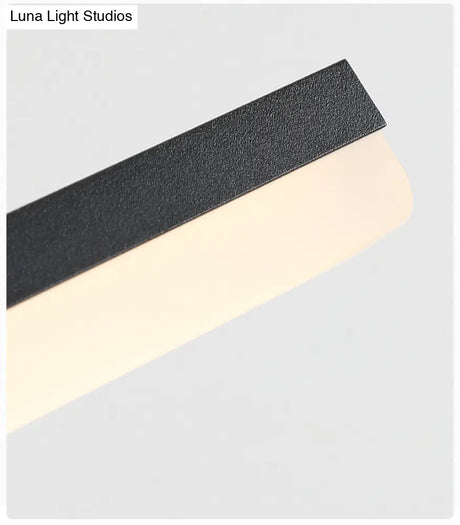Linear LED Bathroom Vanity Sconce with Acrylic Diffuser - Simple Metal Design