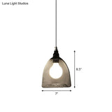 Loft Style Black Iron Mesh Drop Pendant Ceiling Suspension Lamp For Dining Room - 1-Light