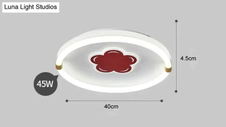 Lovely Creative Flower Room Led Ceiling Lamp