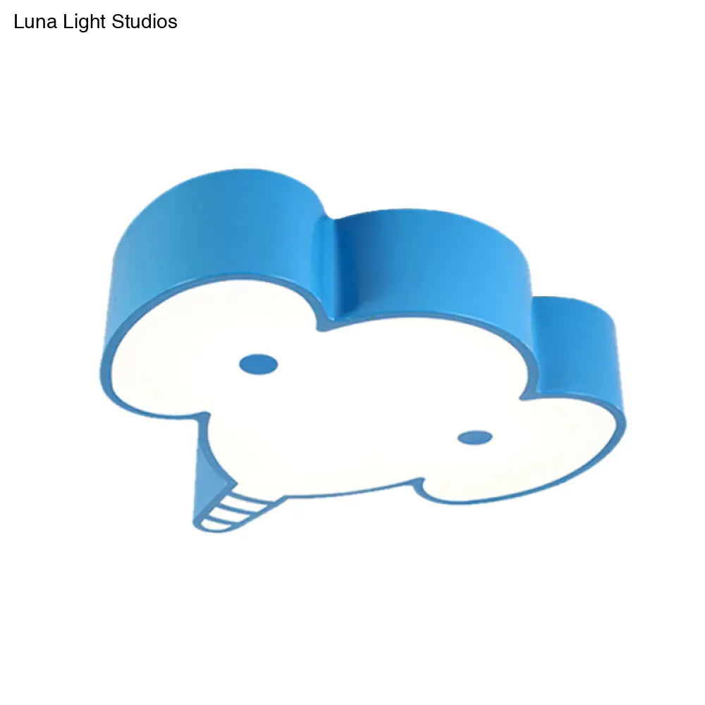 Lovely Metal Elephant Ceiling Lamp For Kindergarten And Nursing Rooms