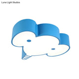 Lovely Metal Elephant Ceiling Lamp For Kindergarten And Nursing Rooms