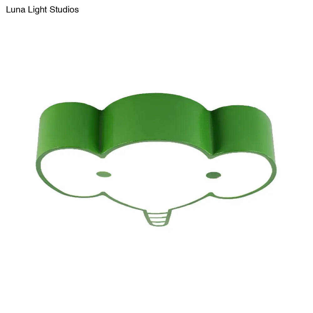 Lovely Metal Elephant Ceiling Lamp For Kindergarten And Nursing Rooms